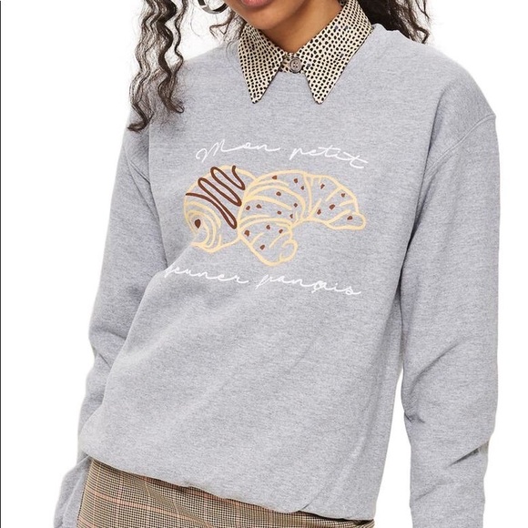 Topshop Tops - TOPSHOP Tee & Cake Croissant Sweatshirt